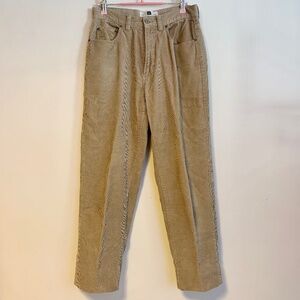 GAP Corduroy High Waist Straight Leg Pants Bottoms Camel Tan Womens Size 8